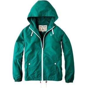 Vintage Jack Wills Kelly Green Rain Jacket
